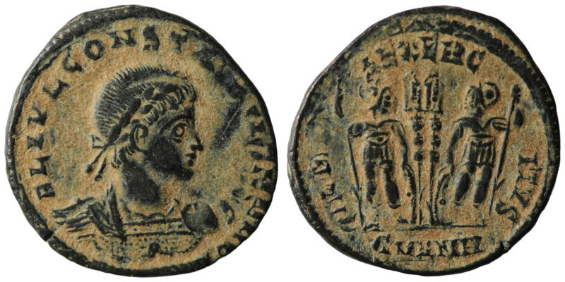 Constantinus II. (337-361 AD). Æ Follis. Antioch. 18mm, 2,19g relisted from Auct...