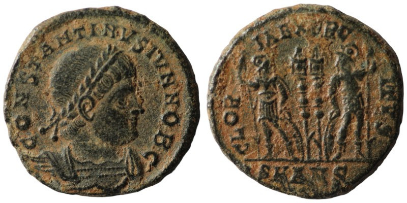 Constantinus II. (337-361 AD). Æ Follis. Antioch. 18mm, 2,64g relisted from Auct...