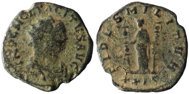 Tacitus. (275-276 AD). Æ Antoninian. Antioch. artificial sandpatina. 21mm, 2,78g...