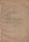 ALDINI Pier Vittorio. Sul tipo primario delle antiche monete della Romana Repubblica (pp.10). Intorno al tipo ordinario delle antiche monete librali r...