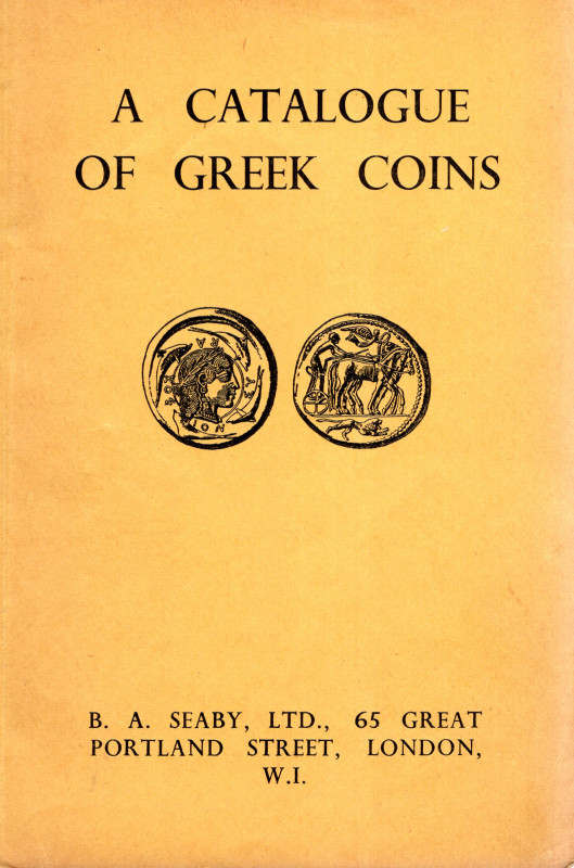 ASKEW Gilbert - A catalogue of greek coins. London, 1951. pp 124, tavola 1 di al...