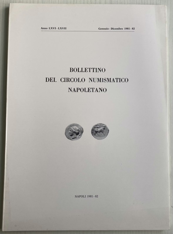 Bollettino del Circolo Numismatico Napoletano. Anno LXVI-LXVII Gennaio-Dicembre ...