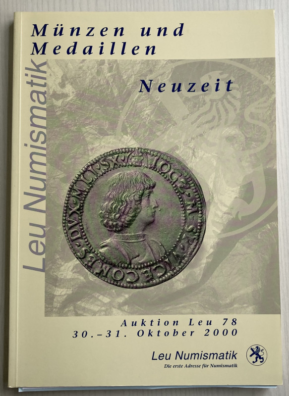 Bank Leu ( Leu Numismatic) Auktion 78 Munzen und Medaillen, Mittelalter Neuzeit....