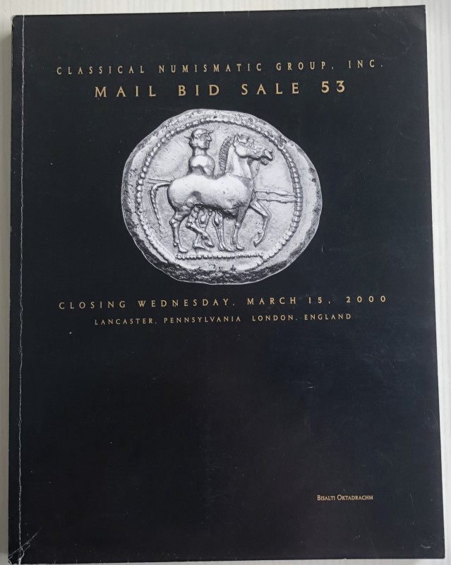 CNG Auction 53 Greek, Roman and English Coins, Collection of Marian A. Sinton, P...