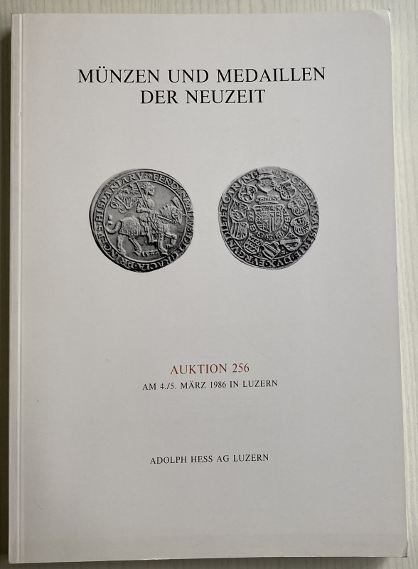 Hess A. Munzen und Medaillen. Auktion 256. Auslandische Munzen und Medaillen, Ko...