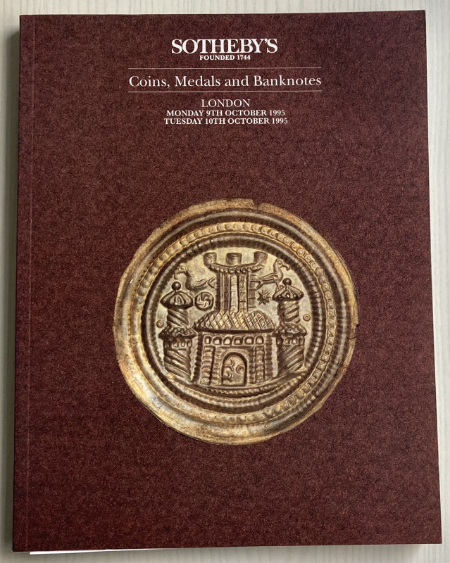 Sotheby's Coins, Medals and Banknotes. London 9-10 October 1995. Brossura ed. pp...