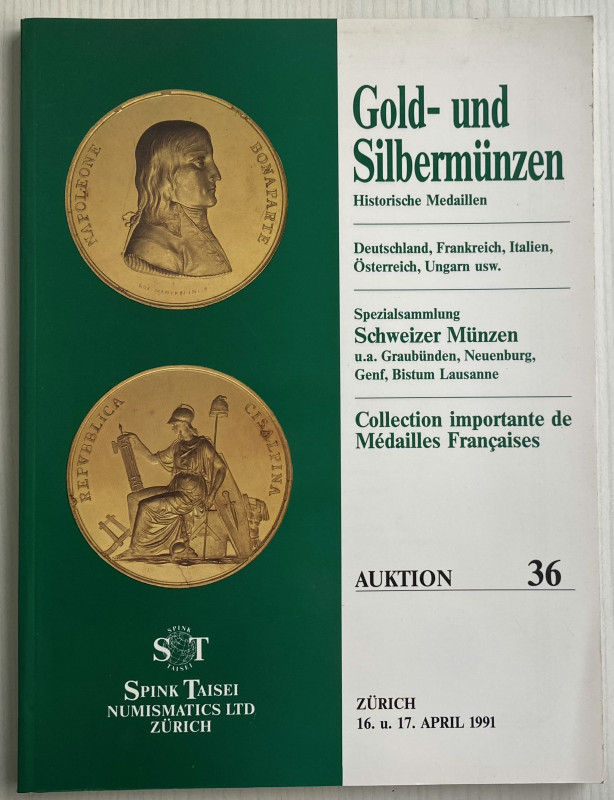 Spink Taisei Auction 36. Gold-und Silbermunzen Historische Medaillen. Deutschlan...