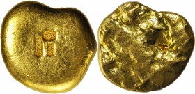 CHINA. Private Bank Gold Ingot, ND. EXTREMELY FINE.

61.56 gms. Smooth obverse field with "Guang Tong Sheng" (likely a private bank name), "Zu Jin" ...