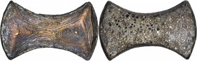 CHINA. Southern Song Dynasty. Silver 12 Tael Ingot, ND (ca. A.D. 1127-1279). EXTREMELY FINE.

438.56 gms. BMC-not listed; Pictoral Yuanbao-not liste...