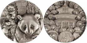 CHINA. 30th Anniversary (502g) Silver Panda Medal, (2012). NGC MS-67.

PAN-Unlisted. Mintage: 99. Medal # 019. Produced in exceptional relief with c...