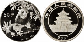 CHINA. Mixed Date 50 Yuan Pandas (50 Pieces), 1987-2008. Panda Series. Grade Range: PROOF to GEM PROOF.

1-2) 1987. Uncertified. KM-168; PAN-57a. Mi...