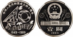 Key Date Proof One Yuan Commemorative

CHINA. Yuan, 1989. Shenyang Mint. NGC PROOF-69 ULTRA CAMEO.

KM-220; Sun-J14b; Shen-pg. 198-199. Purported ...