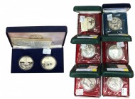 CHINA. Animal Commemorative 10 Yuan Issues (8 Pieces), 1987-99. GEM BRILLIANT PROOF.

8 pieces in lot, all are denominated 10 Yuan, with the highlig...
