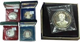 CHINA. Political Commemorative Issues (12 Pieces), 1989-97. GEM BRILLIANT PROOF & GEM BRILLIANT UNCIRCULATED.

1) Silver 10 Yuan, 1989. 40th Anniver...