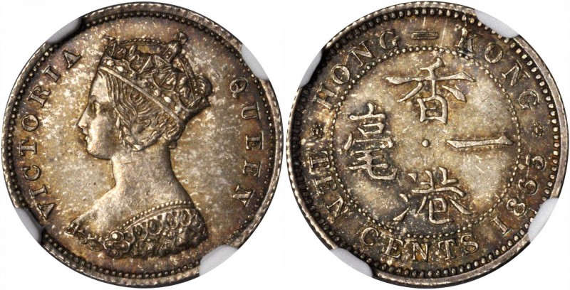HONG KONG. 10 Cents, 1863. Victoria. NGC MS-63.

KM-6.1; Mars-C18. Displaying ...