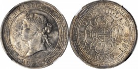 HONG KONG. Dollar, 1867/6. Victoria. NGC VF Details--Environmental Detail, Scratches.

KM-10; Mars-C41. Deeply tone over previously cleaned surfaces...