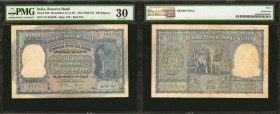 INDIA. Reserve Bank of India. 100 Rupees, ND (1949-57). P-42b. PMG Very Fine 30.

Representative Province. Red Serial Number. just a touch of circul...