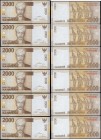 INDONESIA. Bank Indonesia. 2000 Rupiah, 2009-16. P-148. Low Serial Numbers. Uncirculated.

10 pieces in lot. A consecutive run of single digit to nu...