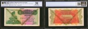 LEBANON. Banque de Syrie et du Liban. 1 Livre, 1939. P-26c. PCGS GSG Very Fine 30.

A very vividly inked note, with original paper is seen on this 1...