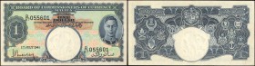 MALAYA. Board of Commissioners of Currency. 1 Dollar, 1941. P-11. Extremely Fine.

A heavily collected Waterlow and Sons design with George VI at ri...