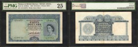 MALAYA AND BRITISH BORNEO. British Administration. 50 Dollars, 1953. P-4a. PMG Very Fine 25.

Queen Elizabeth II pictured at left. A popular 1953 M&...