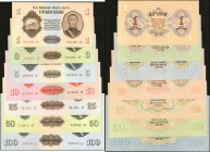 MONGOLIA. Ulsiyn Bank. 1 to 100 Togrog, 1955. P-28 to 34. Uncirculated.

7 pieces in lot. A colorful array of Uncirculated Mongolia notes. SOLD AS I...