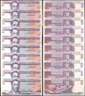 PHILIPPINES. Bangko Sentral ng Pilipinas. 100 Piso, ND (1987-94). P-172c. Fancy Serial Numbers. Uncirculated.

10 pieces in lot. Uncirculated 100 Pi...
