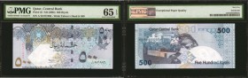 QATAR. Central Bank of Qatar. 500 Riyals, ND (2003). P-25. PMG Gem Uncirculated 65 EPQ.

These higher denomination notes have seen a large uptick in...