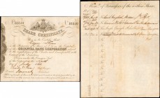 CHINA--MISCELLANEOUS. Oriental Bank Corporation. 25 Pounds, 1865. P-UNL. Share Certificate. Very Fine.

A Share Certificate from the Oriental Bank C...