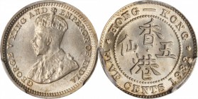 HONG KONG. 5 & 10 Cents (3 Pieces), 1900-33. PCGS MS-66 (2) & MS-63, Gold Shields.

KM-18 & 11. Hong Kong 5 Cents, 1932 & 1933 both MS66 plus Strait...