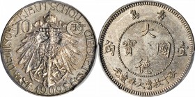 CHINA. Kiau Chau. 10 Cents, 1909. PCGS MS-62 Gold Shield.

KM-2; K-872; Hsu-38. Sharply struck with attractive tone.

Estimate: $250.00- $350.00
...