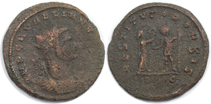 Römische Münzen, MÜNZEN DER RÖMISCHEN KAISERZEIT. Aurelian 270-275 n. Chr. Anton...