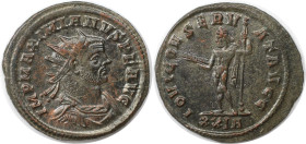 Römische Münzen, MÜNZEN DER RÖMISCHEN KAISERZEIT. Maximianus Herculius (286-310 n. Chr). Antoninianus. (3.63 g. 24 mm) Vs.: IMP MAXIMIANVS PF AVG, Büs...