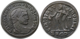 Römische Münzen, MÜNZEN DER RÖMISCHEN KAISERZEIT. Maximinus II. (310-313 n. Chr). Follis 304-305 n. Chr., Serdica. (10,17 g. 27,5 mm) Vs.: GAL VAL MAX...
