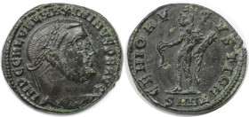 Römische Münzen, MÜNZEN DER RÖMISCHEN KAISERZEIT. Maximinus II. (310-313 n. Chr). Follis 310-311 n. Chr., Nicomedia. (5,20 g. 22,5 mm) Vs.: IMP C GAL ...