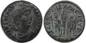 Römische Münzen, MÜNZEN DER RÖMISCHEN KAISERZEIT. Constantinus I. (307-337 n. Chr). Follis 336-337 n. Chr., Nicomedia. (1,67 g. 15 mm) Vs.: CONSTANTIN...