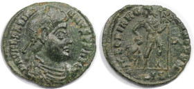 Römische Münzen, MÜNZEN DER RÖMISCHEN KAISERZEIT. Valentinianus I. (364-375 n. Chr). Ae 3. (1,88 g. 17,5 mm) Vs.: DN VALENTINIANVS PF AVG, Drapierte, ...