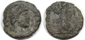 Römische Münzen, MÜNZEN DER RÖMISCHEN KAISERZEIT. Valens (364-378 n. Chr)?? Follis. (2,44 g. 16 mm) Vs.: Kopf mit Perlendiadem n. r. Rs.: SECVRITAS [R...