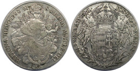 RDR – Habsburg – Österreich, RÖMISCH-DEUTSCHES REICH. Joseph II. (1765-1790). Madonnentaler 1783 B. Silber. Sehr schön+. Fassungs- und Tragespuren...
