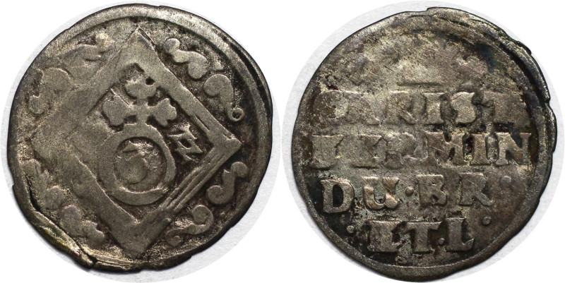 Altdeutsche Münzen und Medaillen, BRAUNSCHWEIG - LÜNEBURG - CELLE. 3 Pfennig 162...