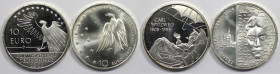 Deutsche Münzen und Medaillen ab 1945, Lots und Sammlungen. BRD. 2 x 10 Euro 2008. KM 271, 273. Lot von 2 Silbermünzen. Bild ansehen Lot
