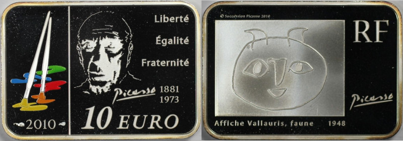 Europäische Münzen und Medaillen, Frankreich / France. Pablo Picasso. 10 Euro 20...