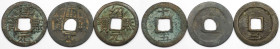 Weltmünzen und Medaillen, China, Lots und Sammlungen. Südliche Tang Dynastie Kaiser Kao Tsung 618-907, Kai Yuan Tong Bao, AE Cash. Südliche Sung Dynas...