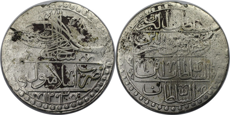 Weltmünzen und Medaillen, Türkei / Turkey. Yuzluk AH 1203/1 (1789), Silber. 31.3...