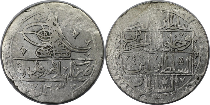 Weltmünzen und Medaillen, Türkei / Turkey. Yuzluk AH 1203/4 (1792), Silber. 31.6...