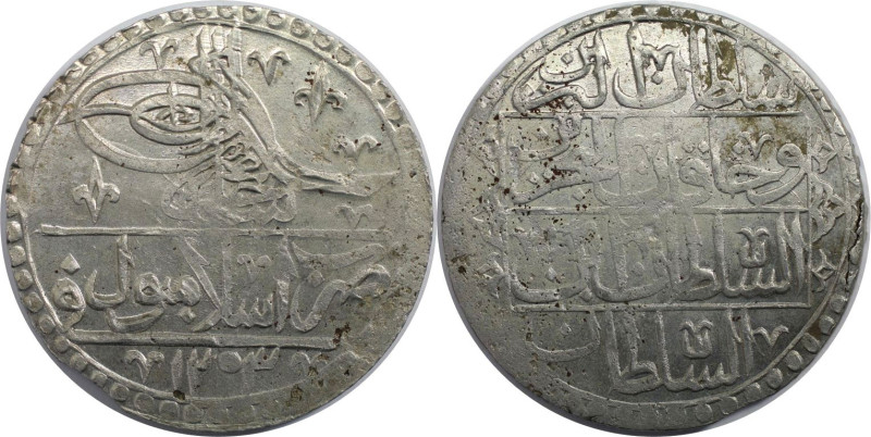 Weltmünzen und Medaillen, Türkei / Turkey. Yuzluk AH 1203/1 (1789). Silber. 32,2...