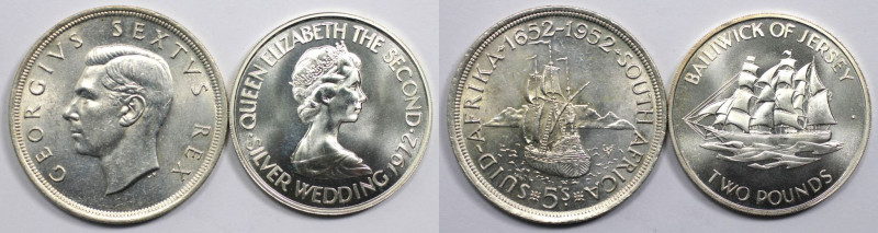 Weltmünzen und Medaillen, Lots und Sammlungen. Südafrika, 5 Shillings 1952, KM 4...