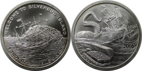 Medaillen und Jetons, Medaillen und Jetons alle Welt. Welcome to Silverbug Island 1 Troy OZ .999 Fine Silver. Medaille 2016. Polierte Platte