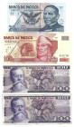 Banknoten, Mexiko / Mexico, Lots und Sammlungen. 20 Pesos 2001, Serie: G, P.116b, 100 Pesos 1981, Serie: UB, P.74b, 100 Pesos 1982, Serie: VJ, P.74c, ...
