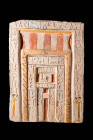 EGYPTIAN LIMESTONE PAINTED FALSE DOOR OF ITET

 End of Old Kingdom / Beginning of the First Intemediary period, Ca. 2181 - 2160 BC A beautiful Egypt...